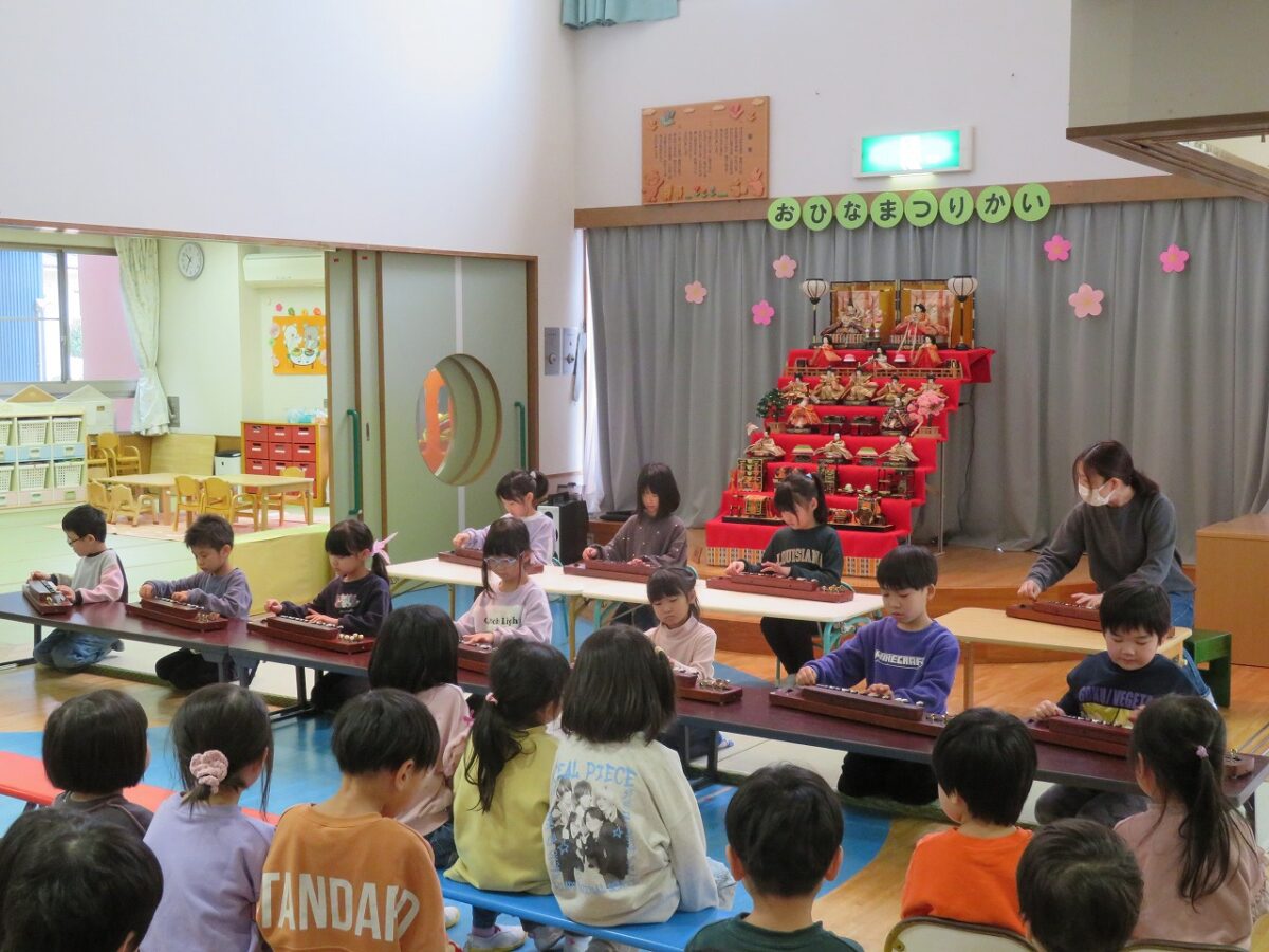 ひな祭り会がありました🎎✨【全園児】